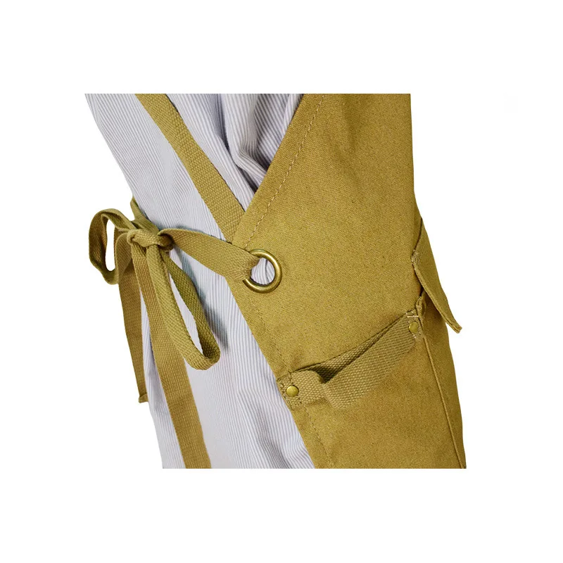 Japanese wear-resistant apron, custom printing, horticulturist, handcrafted craftsman, painted canvas, waterproof for men