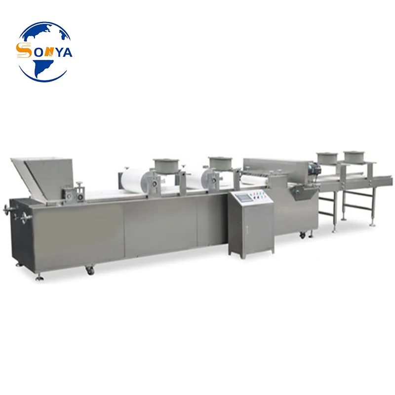 Fruit leather bar roll up pulping Scraping forming cutting making machine production line