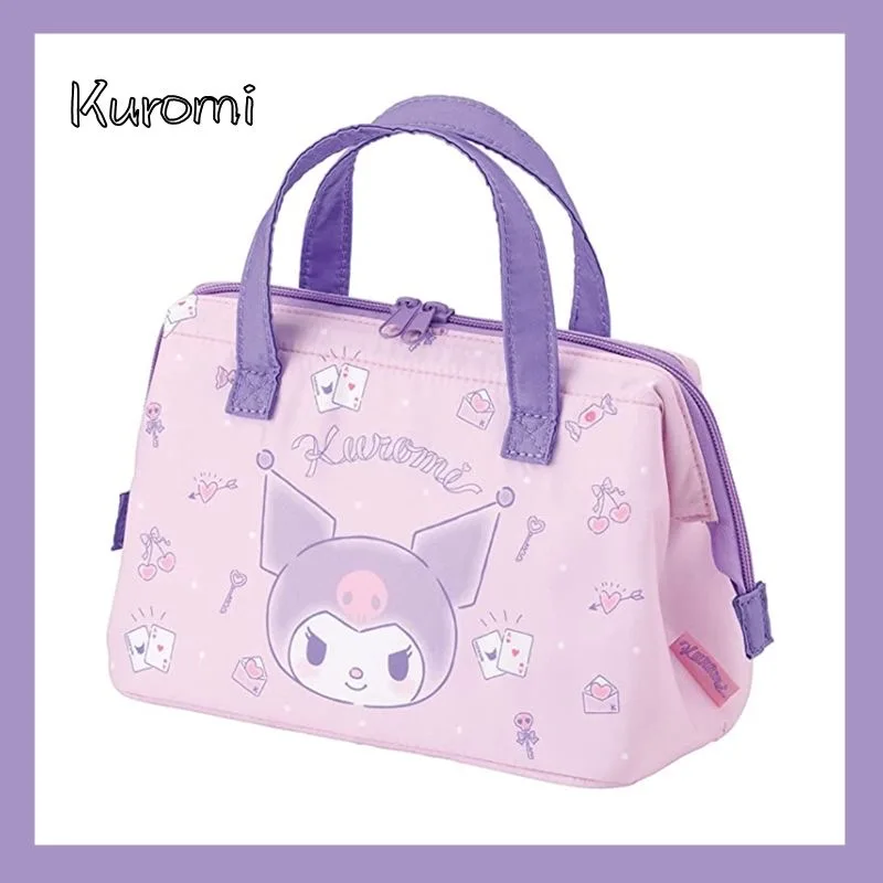 Sanrio children lunch bags and waterproof thermal cute cartoons for kids thermal kuromi cooler lunch bag disney bag