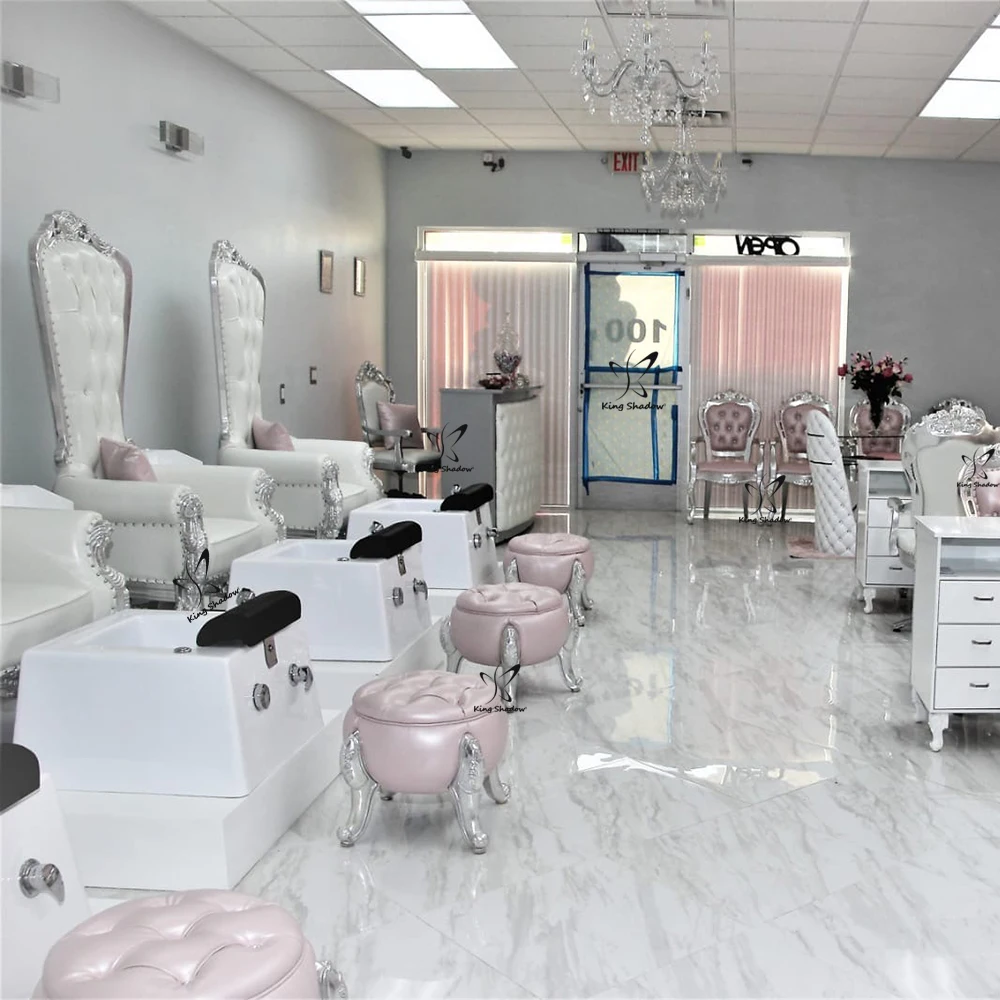 Hot selling salon furniture nail salon table nail manicure table for use salon