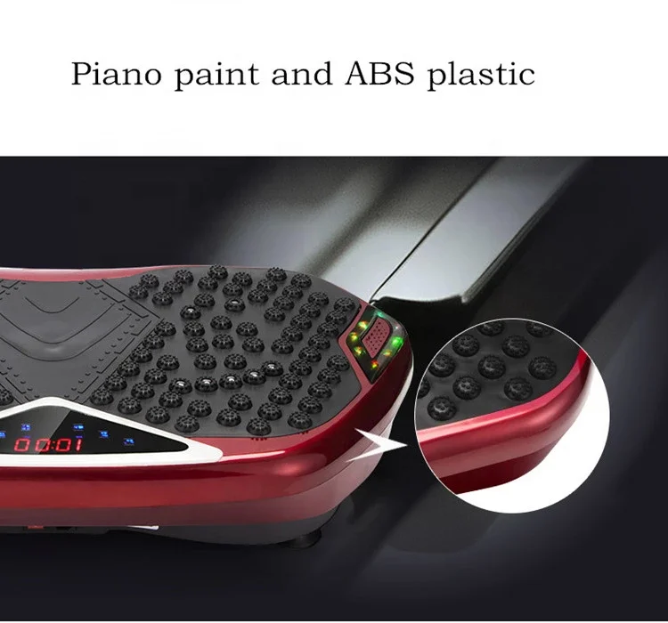 Портативный тонкий Вибрационный тренажер, тренажер для фиксации всего тела, тренажер для похудения, тренажер для тренажерного зала, музыка