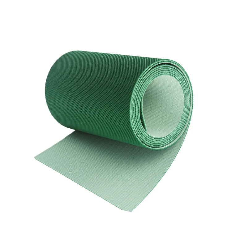 
Non Slip Green seamless jugged pvc conveyor belts 