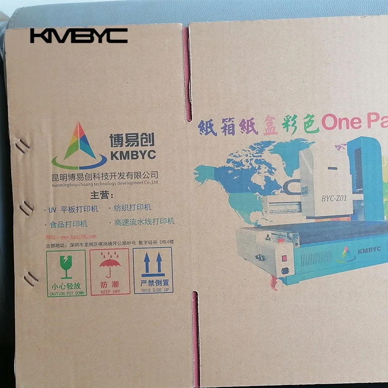 Automatic Feeding Corrugated Cardboard Printer Single Pass Paper Box Printing Machine 4 Color