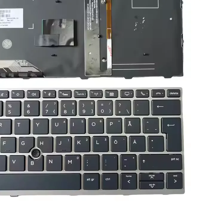 Original laptop keyboard For HP EliteBook 830 G5 836 G5 830 G6 Keyboard SWEDISH/FINNISH Layout With Backlit