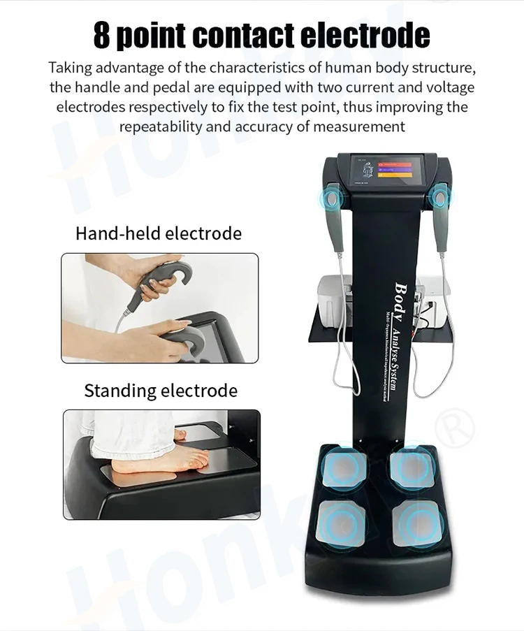 Professional Bioimpedance Scale Body Composition Analyser Bluetooth Analyzer Scale Body Fat Scale Body Analyzer Machine