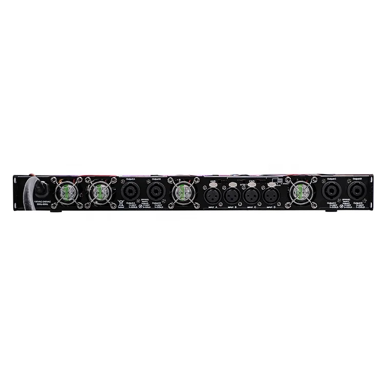 DP41800  1U big power 7200watt  class D digital  amplifier wide band power work for 110V-260V AC line array power amplifier
