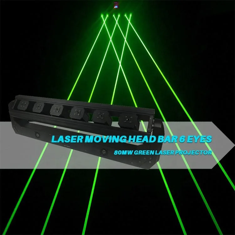 
Best Selling Disco Party Lights 6 Moving Head Beam Bar Laser Light For Dj 