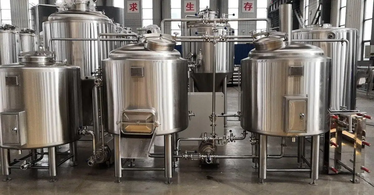 Winery equipment 3 bbl craft beer brewery machine turnkey project