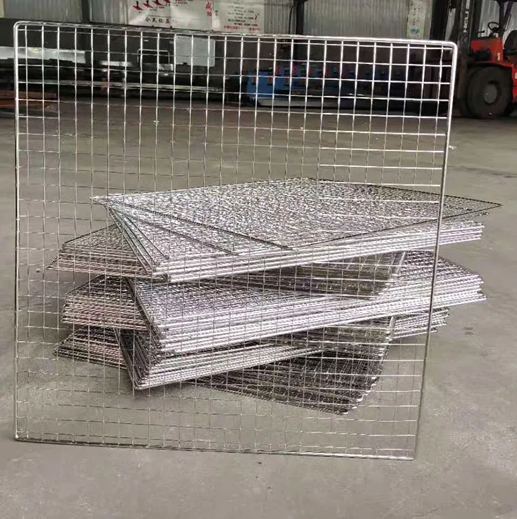 Металлические прочные прямоугольные закругленные решетки для гриля