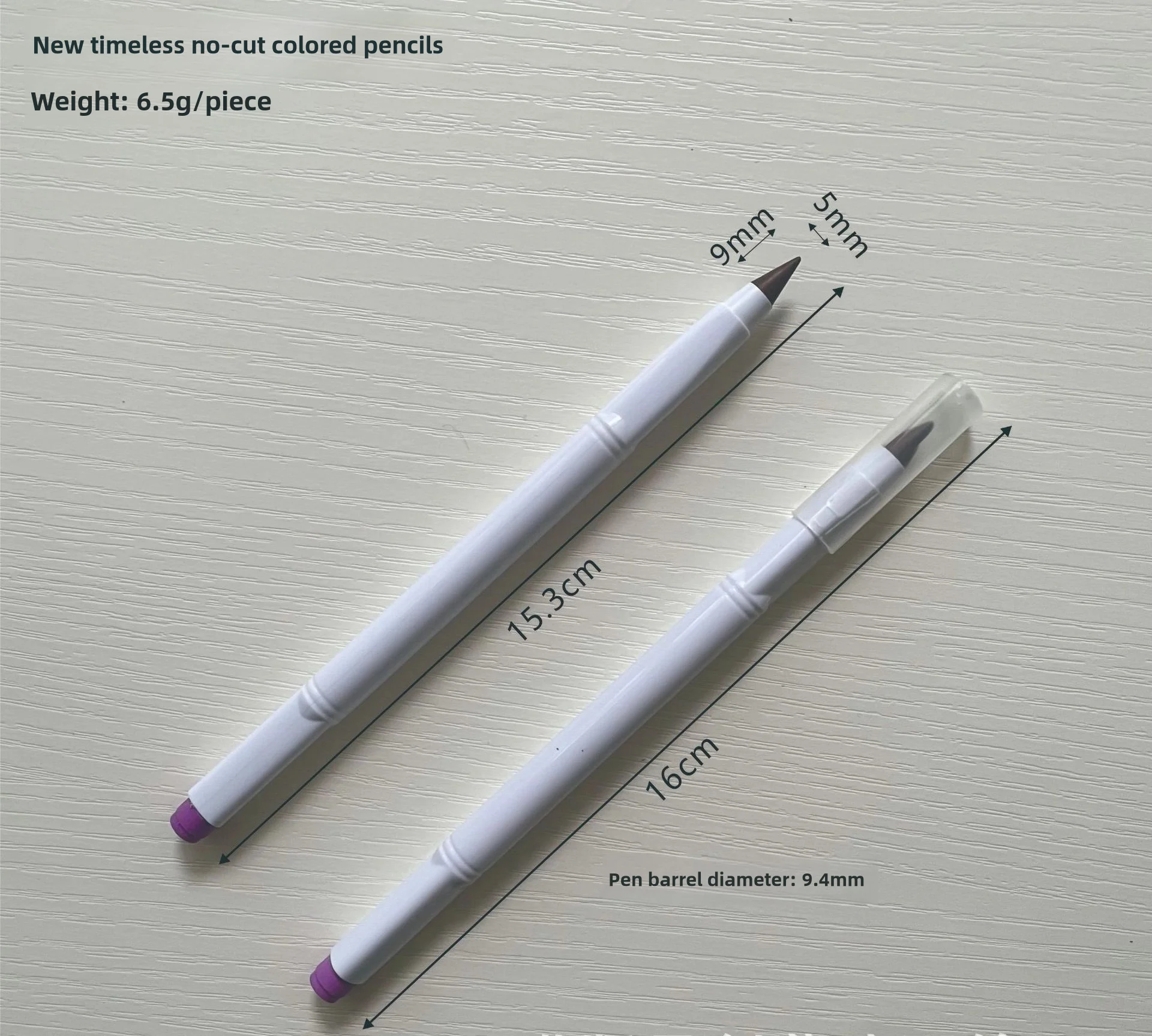 Hot Office School Supplies Cute Multicolor Gradient Colored Pencils Erasable Pencils for Students