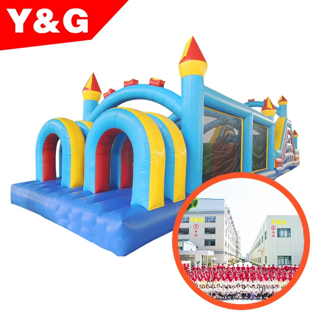 Надувная игровая площадка Y & G надувная полоса препятствий интересная для гонок