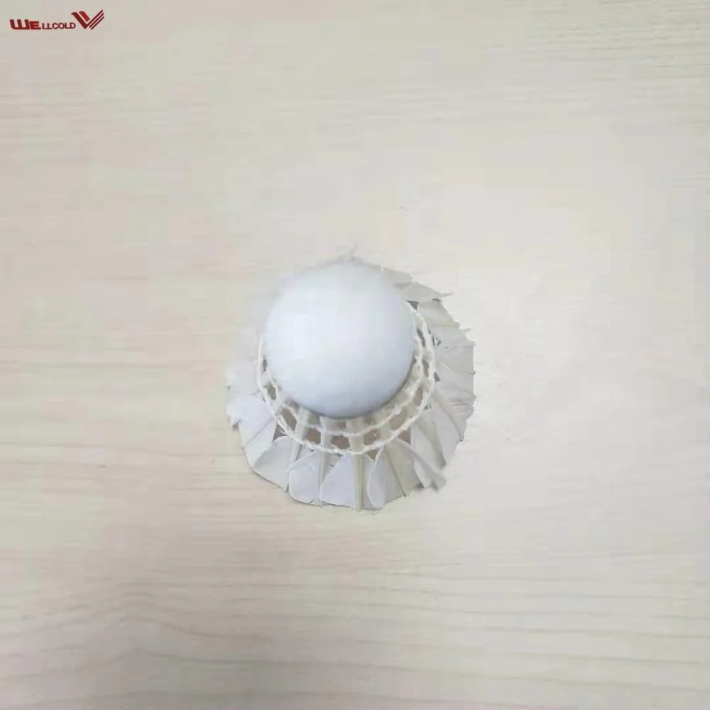 Волан для бадминтона из гусиных перьев для турнира, Волан для бадминтона, Китай, оптовая продажа