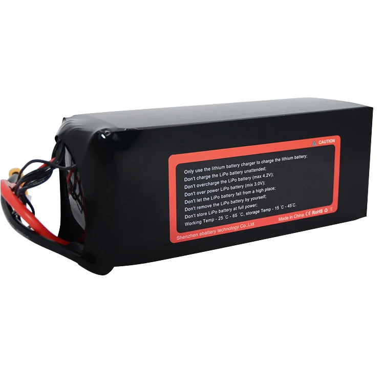 ZYE 16000mah 22000mah 32000mah 11.1v3s 14.8v4s 22.2v6s 44.4v12s lipo battery pack for fire fighting agricultural sprayer drone