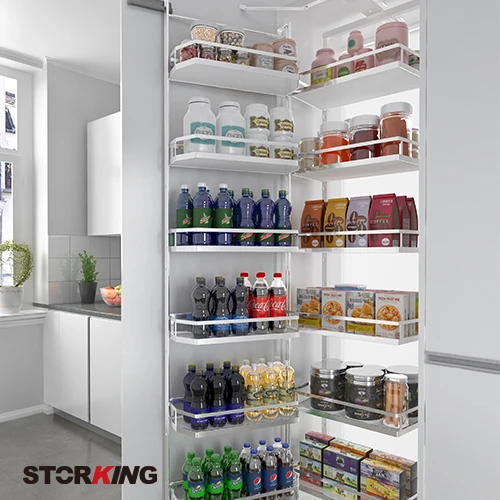 Стандартная Тандемная корзина для кухонного шкафа, Органайзер