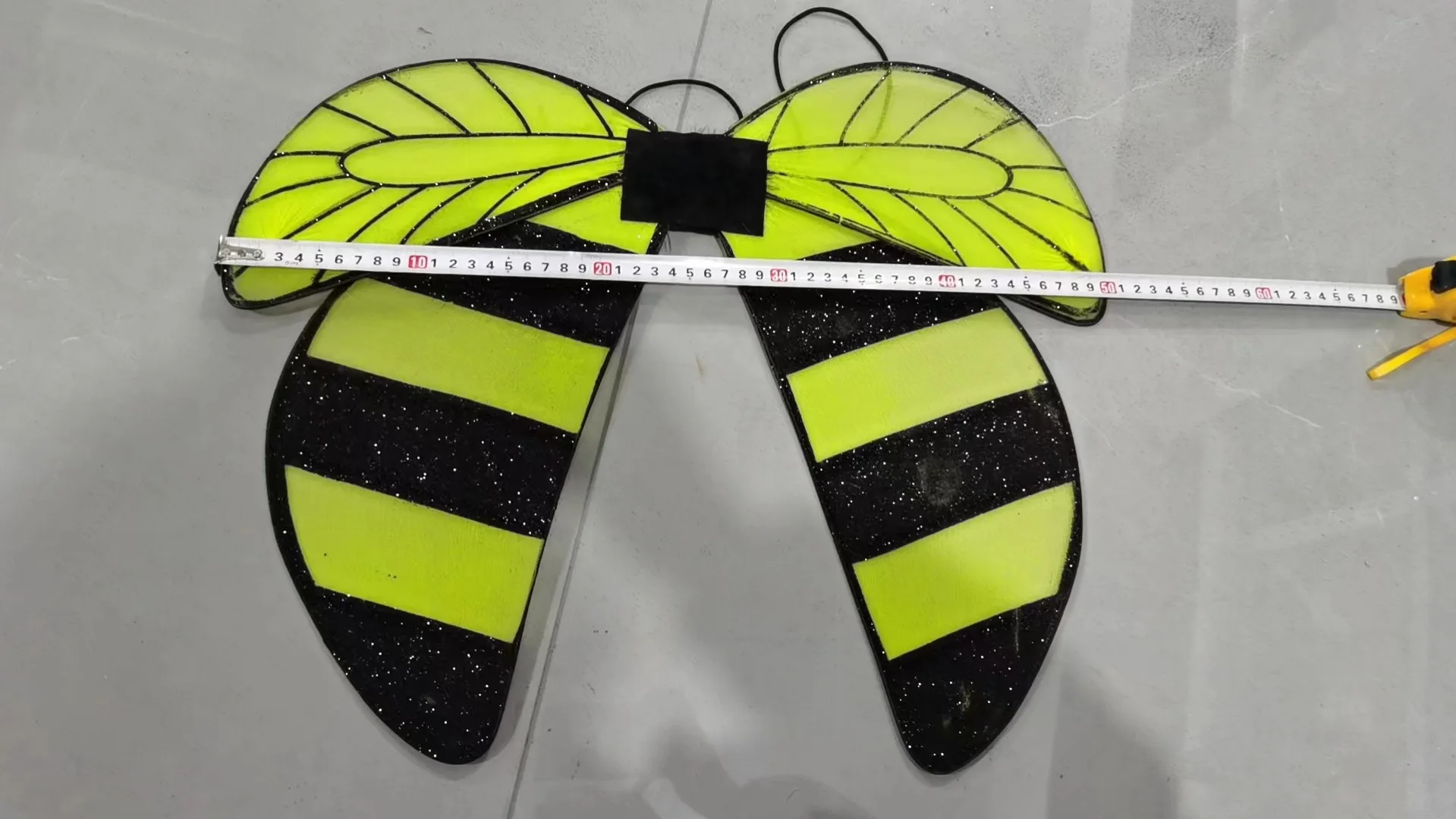 Hot Sale Bee Cosplay Wing Costume Bumblebee Wings for Kids Honeybee Fancy Dress Up Yellow Holiday Birthday Party Decorations