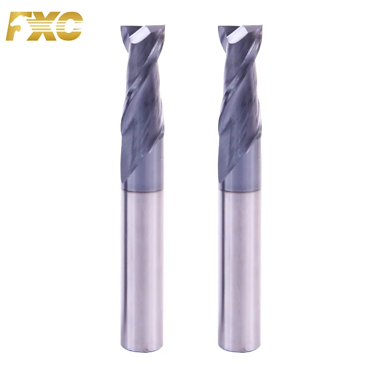 OEM Factory Square End Mill Tungsten Carbide 2 Flute Spot Drill For Hard Metal Cutting Tools