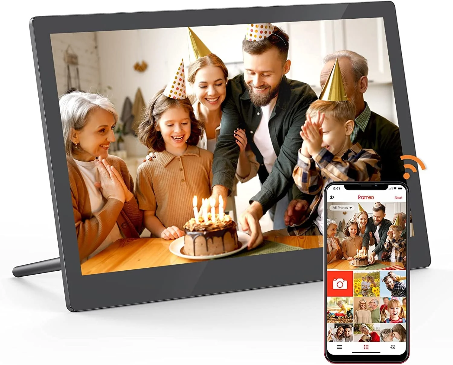 Рамка цифровая для фотографий 15 6 дюйма 1920x1080P 16