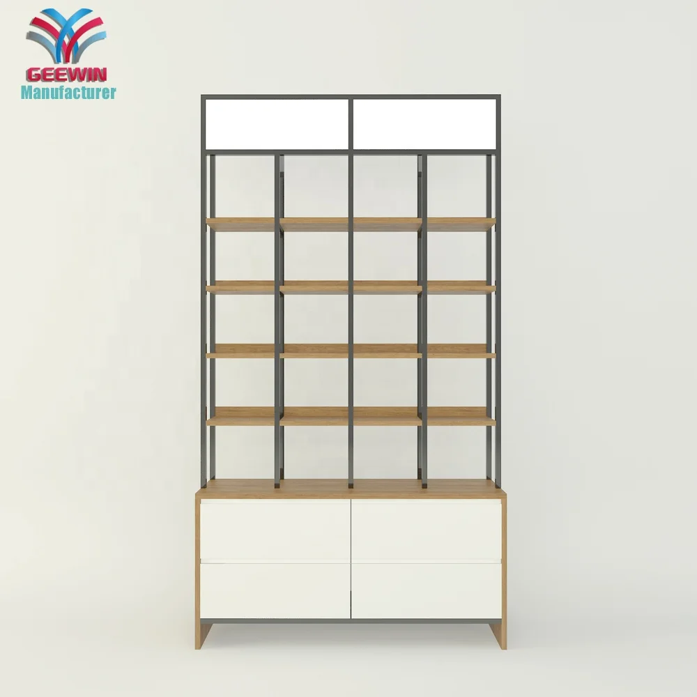 Modern Pharmacy Shop Fitting Interior Design Display Showcase