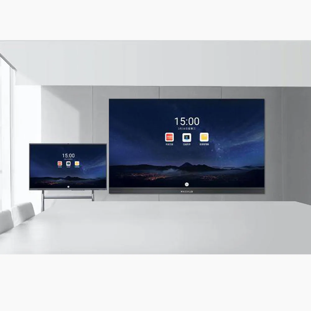 86 inch Huge Big Interactive Conference Display Business Meeting Media Player Touch Screen Tracking Voice Camera Smart Screen