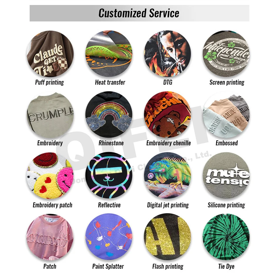 Custom t-shirt man premium streetwear oversized 100% cotton black tee graphic cropped heavyweight boxy t shirt men