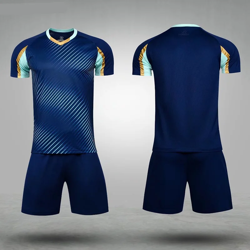 Quick Dry/ Breathable Custom Soccer Wear Uniform Sublimation Soccer Jersey Set for Clubs Customized Team Name 1 Set Sportswear