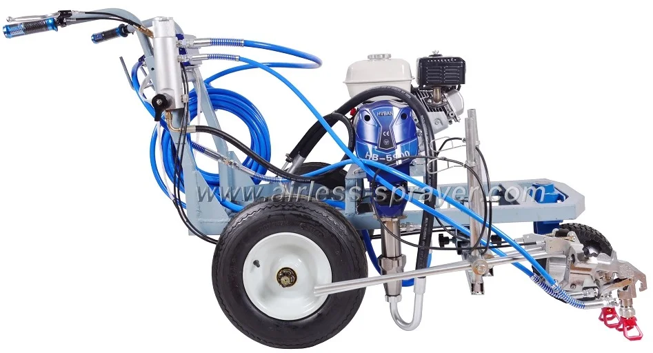 HB5900 hvban Road Marking Machine HVBAN hand-push Line Marking Equipment highway paint machine line striper Striping