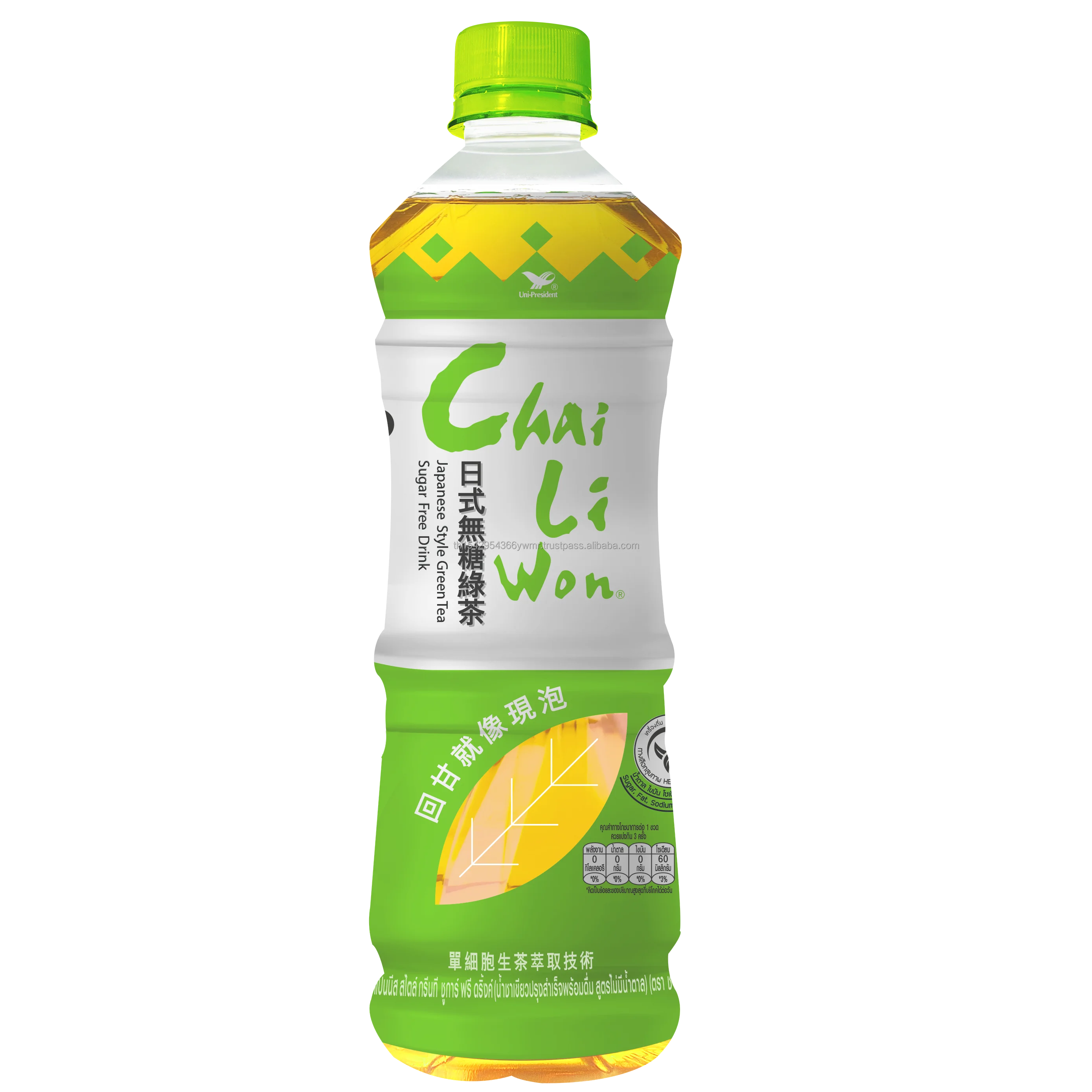 Cha Li Wong Japanese Style Green Tea (420ml) Sugar Free Green Tea Healty Soft Drinks Beverage made from Superior Tea Leaves