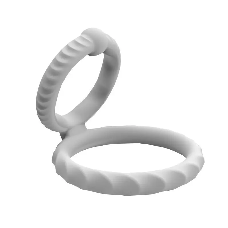 Penis cock double ring