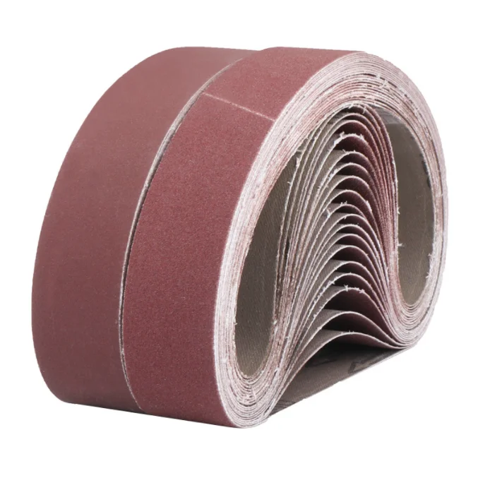 Alumina Endless Abrasive Cloth Wood and Metal Polishing Sanding Belt for Wood and Metal Surface