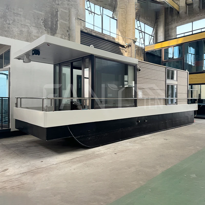 Дом лодка понтон стоимость kuxury 3 спальни housboat catermiran план корпуса кухонные принадлежности с мотором и возможностью вождения