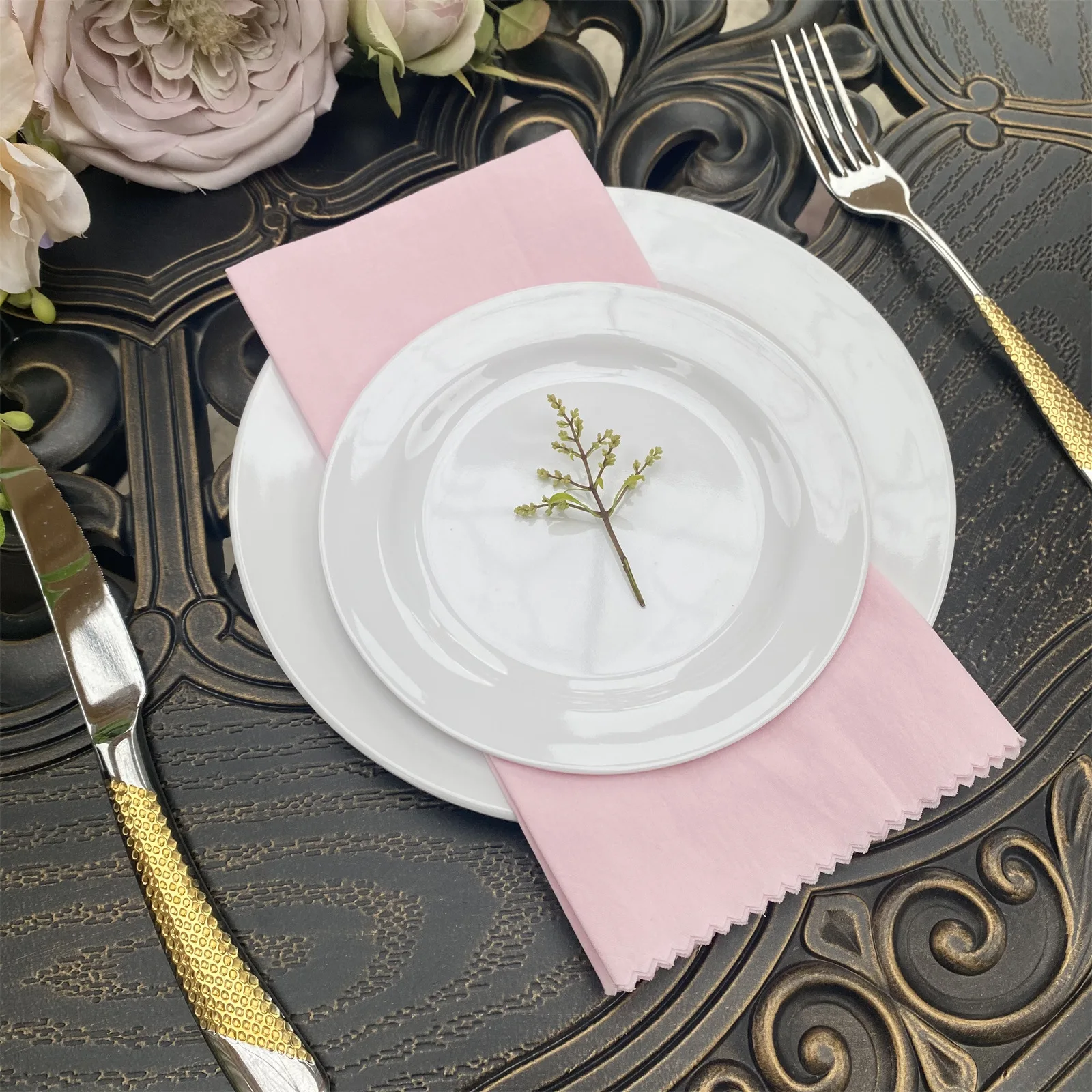reusable soft table dinner napkin cloth cotton for restaurant party hotel wedding