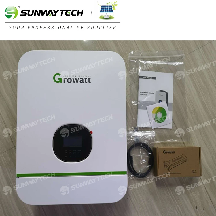 Инвертор немодулированный GROWATT 5000 Вт 3000 12 В 220 синусоидальный сигнал Однофазный инвертор SPF 3 кВт 5