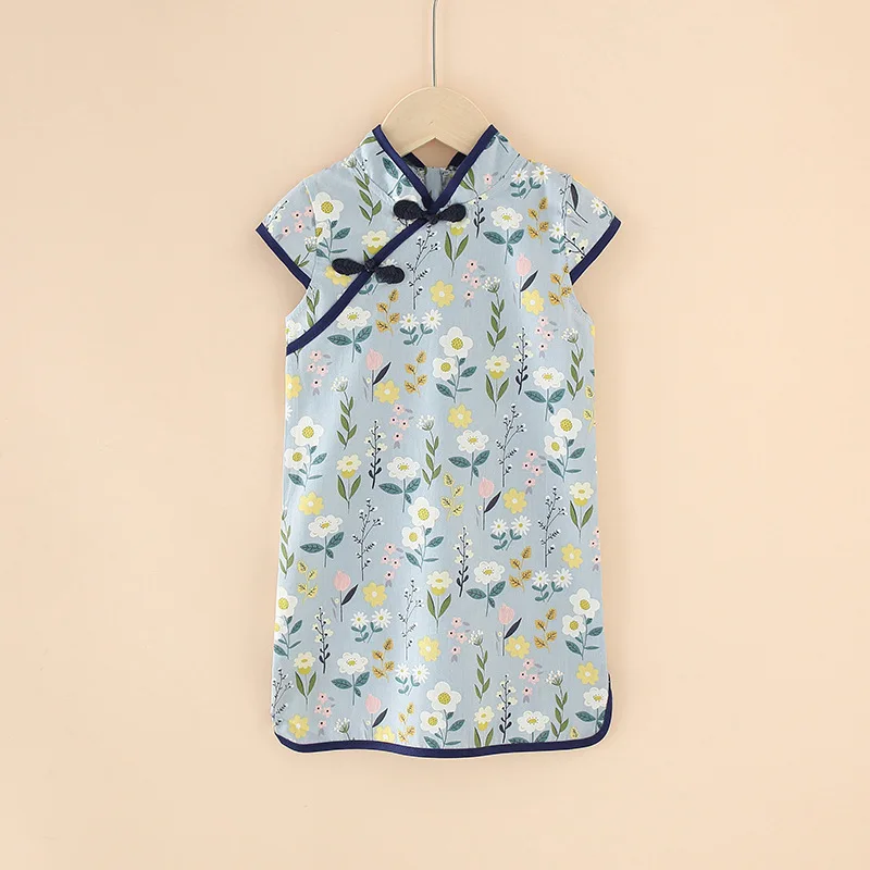 Hot Selling Sleeveless 2-3 Years Old Kids Dress Girls Skirt Summer Clothes Casual Infants Pure Cotton Little Children Girls Baby