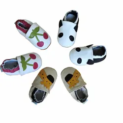 Лидер продаж, новая обувь для малышей, прогулочная обувь для детей, мягкая обувь из натуральной кожи