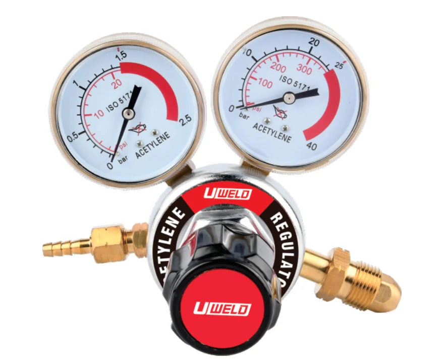 UWELD High-Volume Gas Welding and Cutting Outfit Brass material Durable Set Oxygen Acetylene LPG Gas