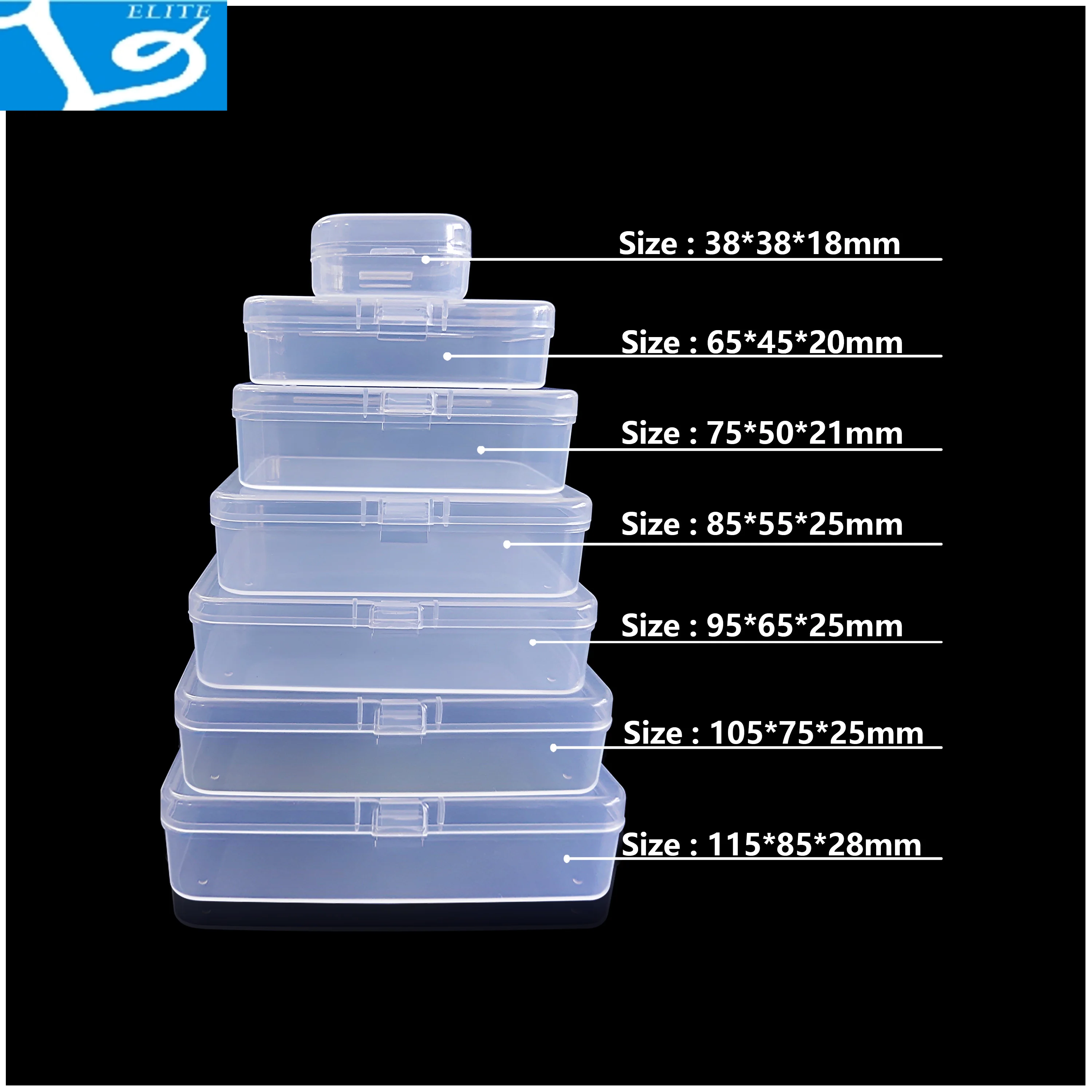 Manufacturer wholesale low-priced transparent PP plastic box packaging box plastic box storage