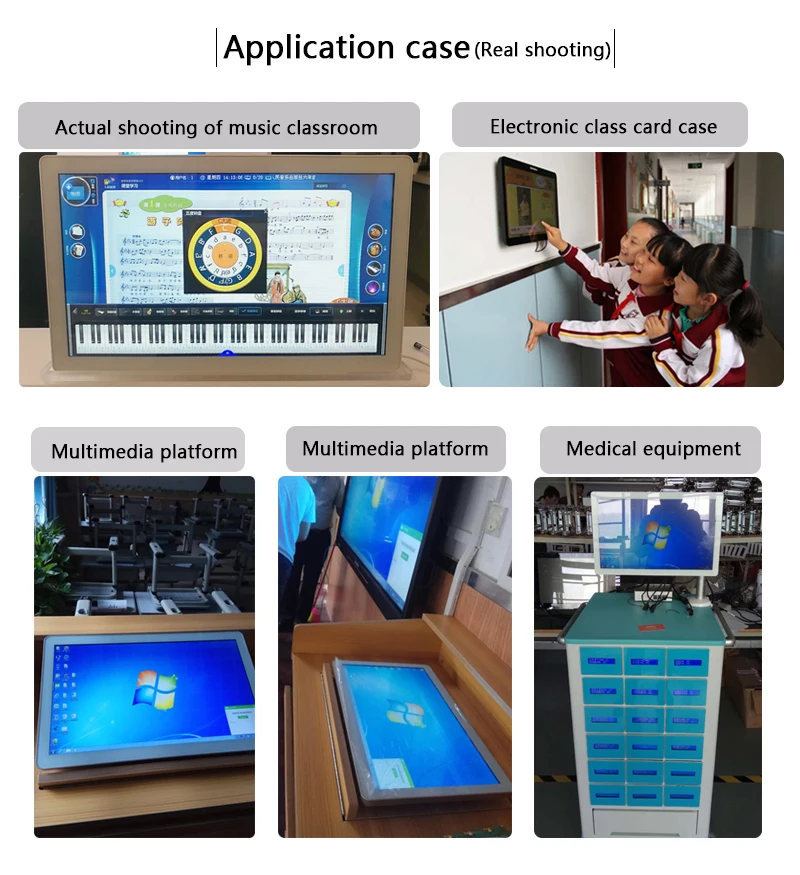 PCAP Touchscreen Android Computer Tempered Glass Waterproof Desktop All in One PC 15.6 Inch with 3mm LED Used Iphone SSD IPS