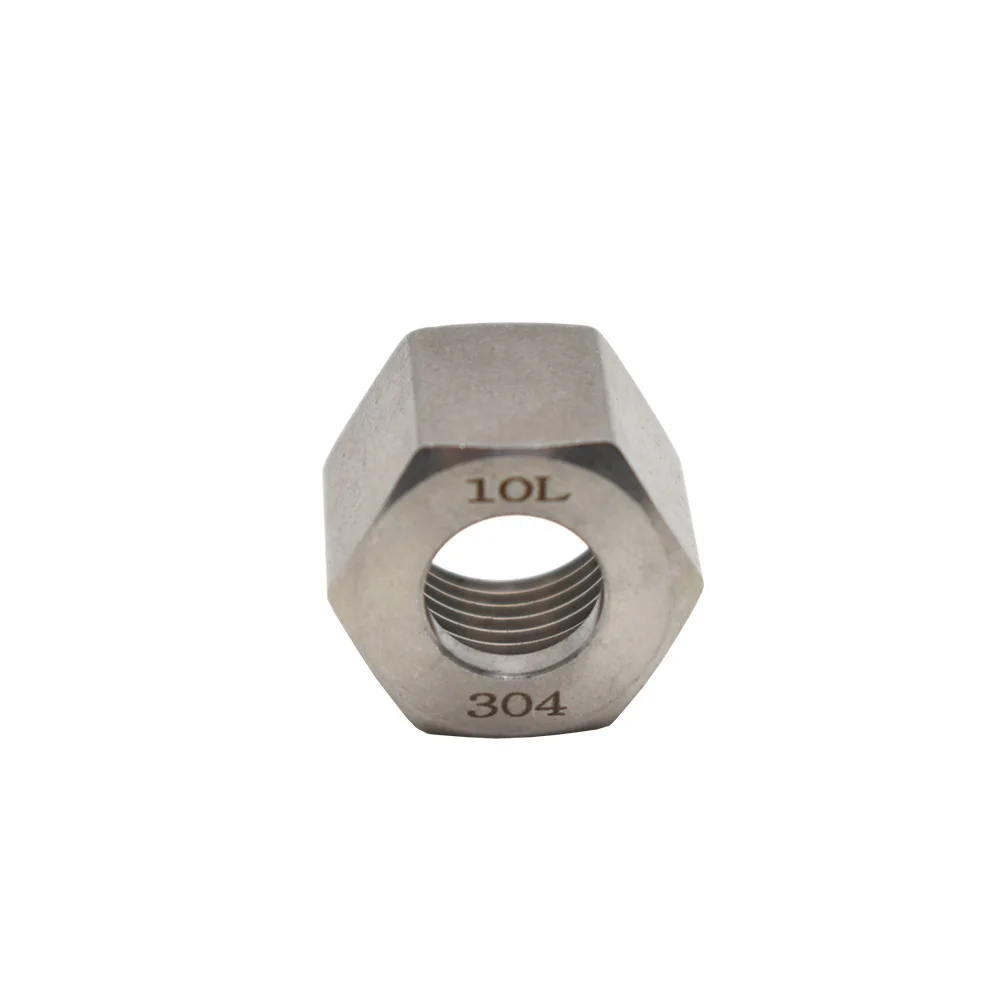 304 stainless steel ferrule fitting hexagon nuts snap ring special nut single ferrule fitting 4 6