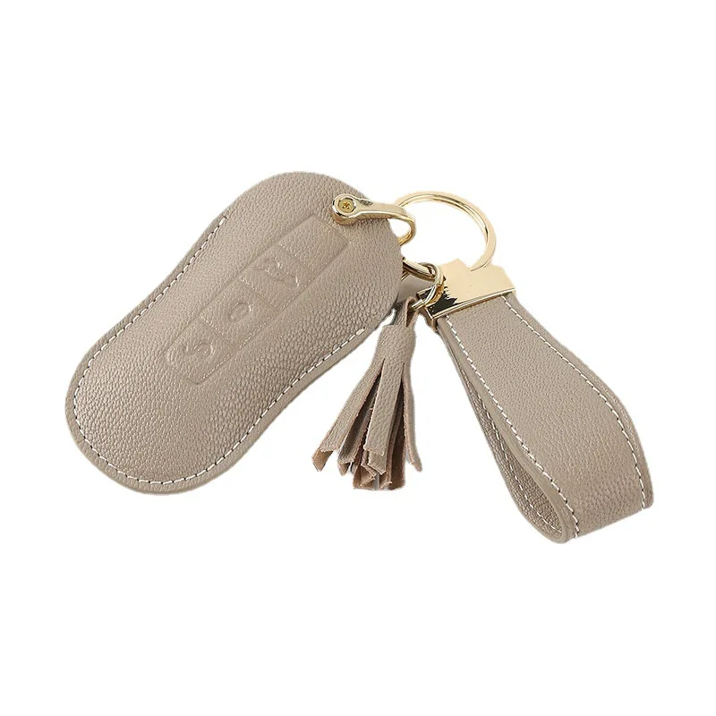 Hot Selling New Leather Car Key Cover For Porsche Panamera Cayenne 958 Macan 718 911 Boxster Cayman Car-styling Car Key Case