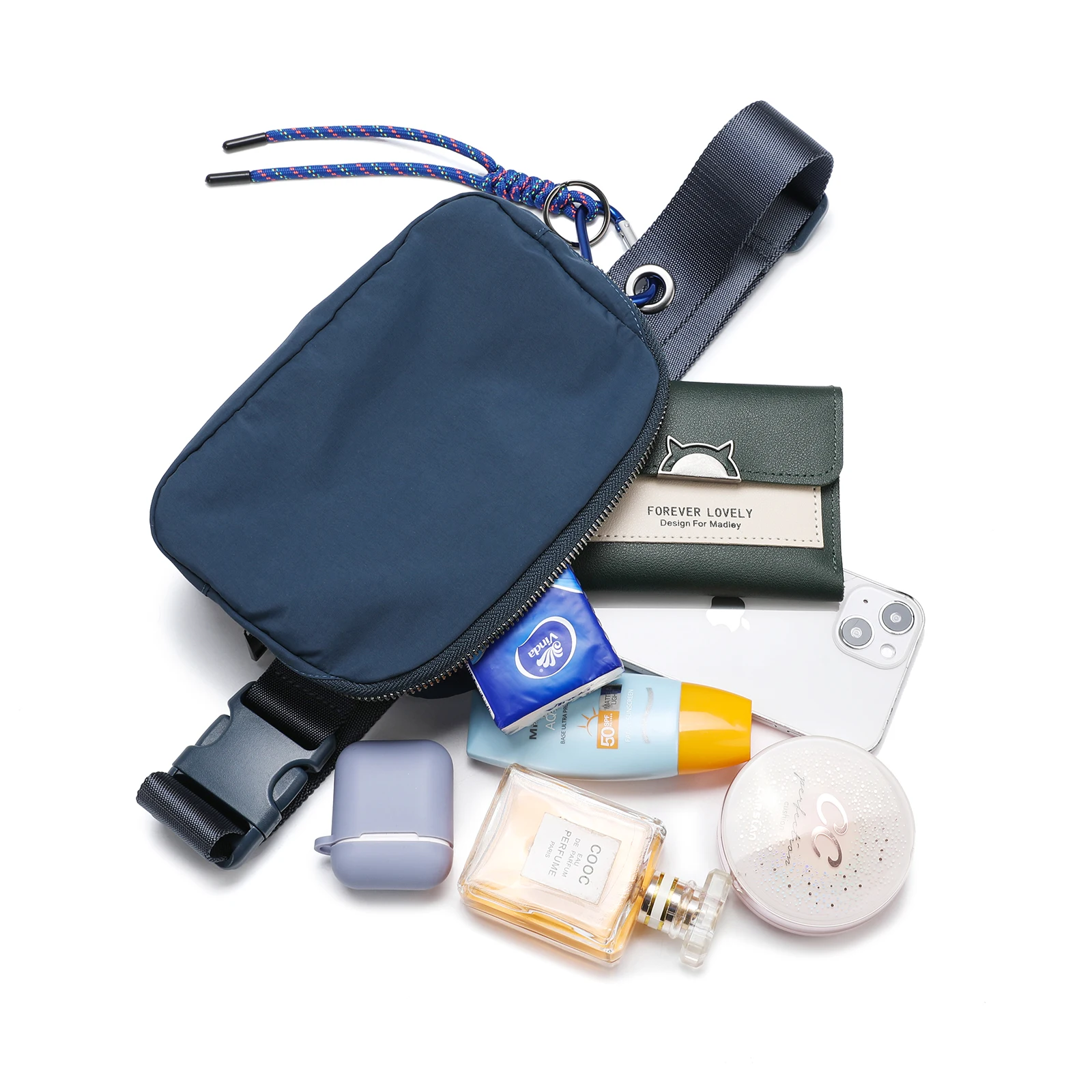 MOWIN Amazon Hot Selling lulu Nylon waterproof Sport Pouch Waist bag for men and women