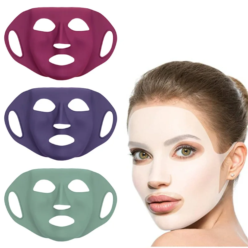 3D Silicone Mask Reusable Hanging Ear Non-Slip Fixed Mask Helper for Skin Care silicon maskes for face