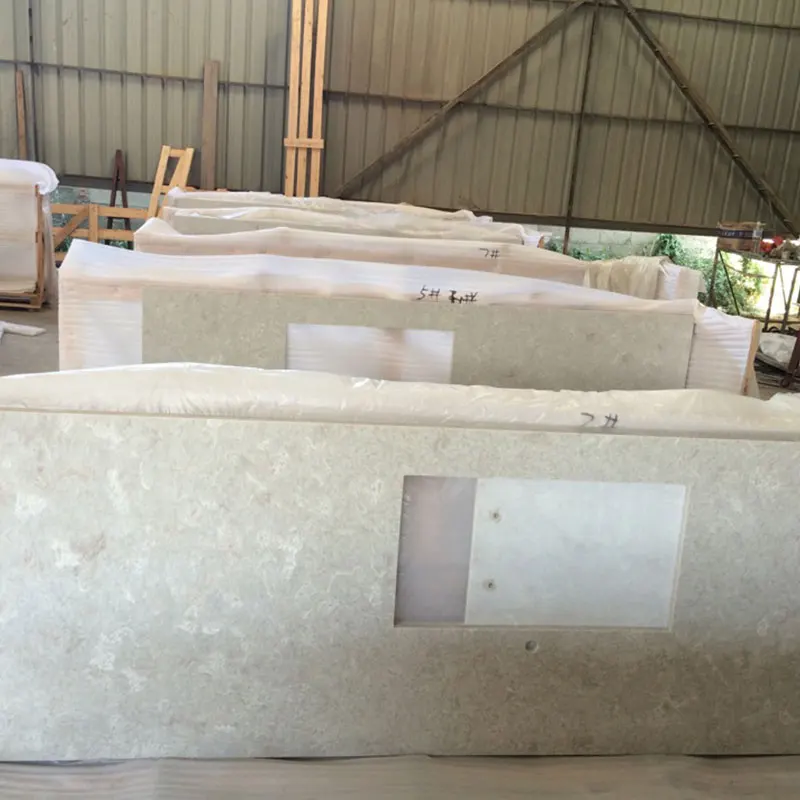 Grey High Quality Prefab Wholesale P6131 Quartz Countertops