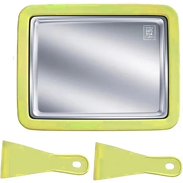 Stainless Steel Instant Ice Cream Maker Frozen Yogurt Pan Plate Frozen Sorbet Family Fun Healthy DIY At Home Ice Cream Pan