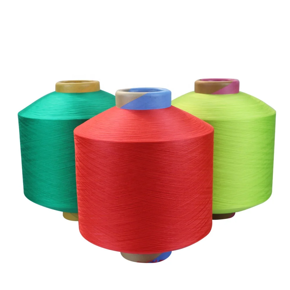 wholesale 50D polypropylene pp dope dyed DTY for socks