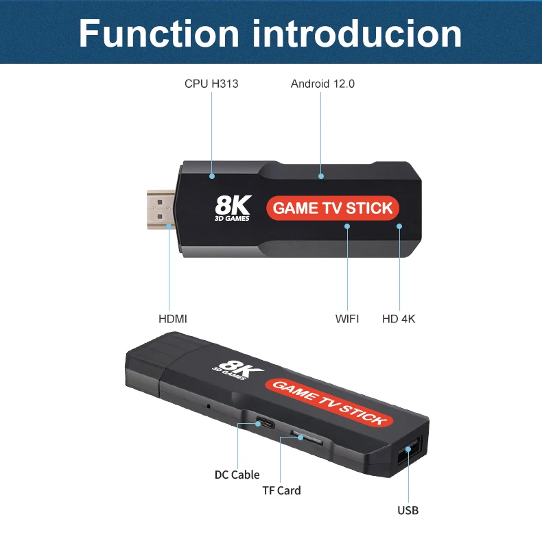 Original factory Q9MAX X2plus game sticks 30000+retro games allwinner h618 android 14 dual system tv stick video game consoles