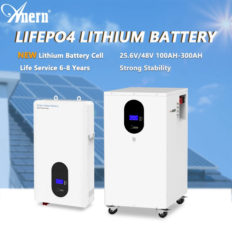 Anern 48v 100ah солнечные литий-ионные батареи для солнечной системы