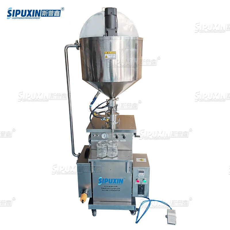 Intelligent Precise Constant Temperature Electric Heating Stirring Filling Machine For Ointment