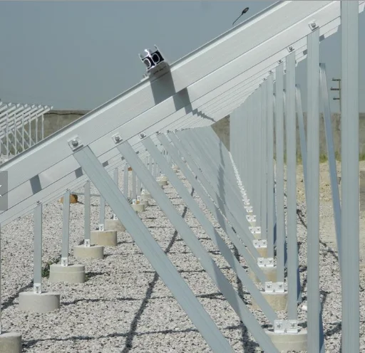 Pre-assembled ground solar mounting bracket system