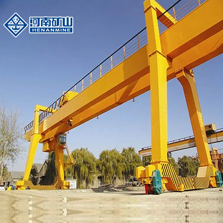 25T Span 30M Rail Double Beam Gantry Crane Scrap Metal Factory Cab Control