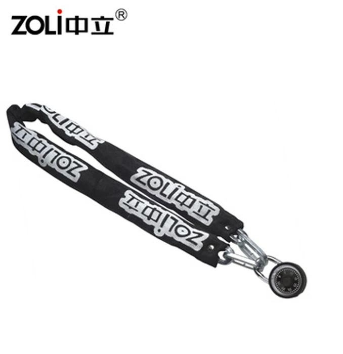 ZOLi Security Chain Motorcycle Security Lock Combination Padlock For Electric Bicycle